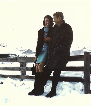 Jenny with Franz, December 1969