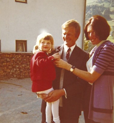 Jutta, Franz and Jenny, Ramsberg, October 1971