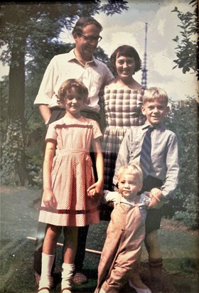Joyce and family when young