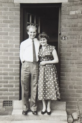 David and Jean at Dorchester Rd Leicester