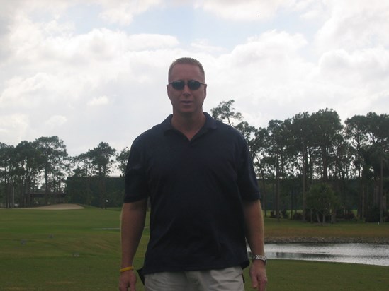 Fort Myers, Fl. 2006, on the tee box