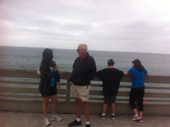 Saying goodbye part 3 - OB Pier in San Diego, taken after Fran's ashes were put in the Pacific