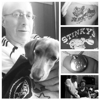 My collage. My tattoo, stinky sweatshirt, necklace you gave me, the cake,& rooting for Germany!