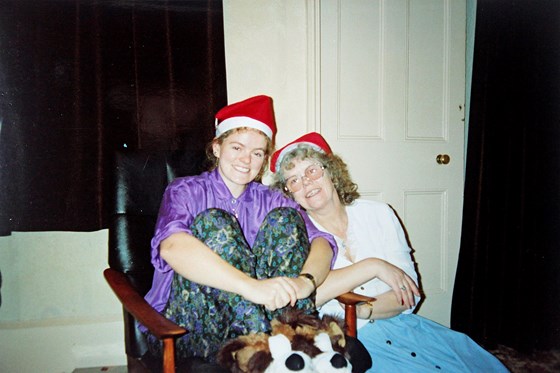 With Mum at Christmas