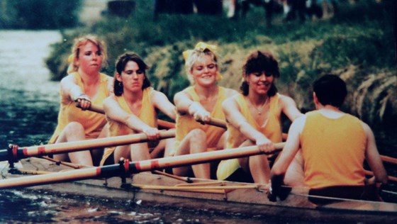 Rowing in the Mays (when they were still in IV's)