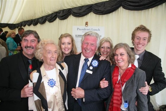 Bruce at the Presidents Lunch with his family, 2011.