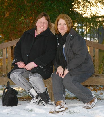 Judy and her Sister Sharon.