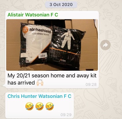 Ali’s great sense of humour will be but one of the many things we’ll miss at Watsonians.