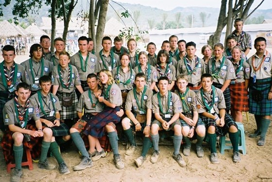 2002, World Scout Jamboree in Thailand