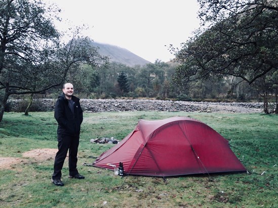 Camping at Glencoe 2014