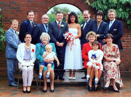 1991 wedding to Lin