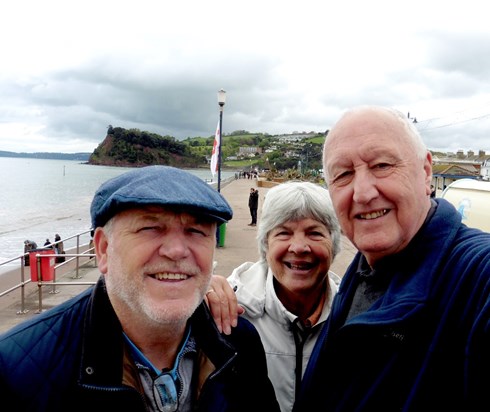 2017 Teignmouth with Sue and Chris