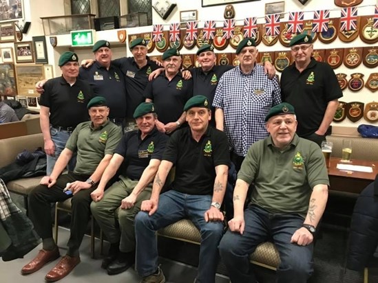 It doesn’t look like we’ve aged much since joining 74 Troop Royal Marines in 1972