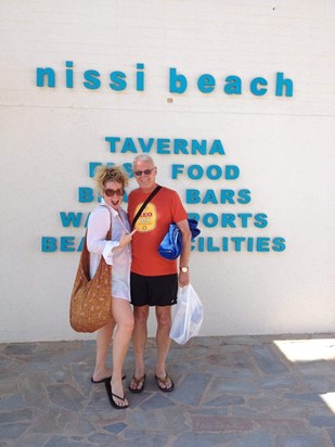 We loved you visiting us in Cyprus, this was a great day on Nissi Beach, Ayia Napa x x