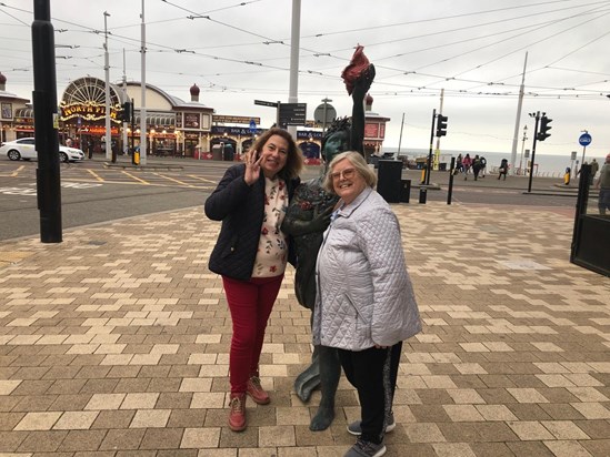 Karen and her friend Gloria