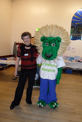 Another fundraising event with Louise dressed as Dandelion
