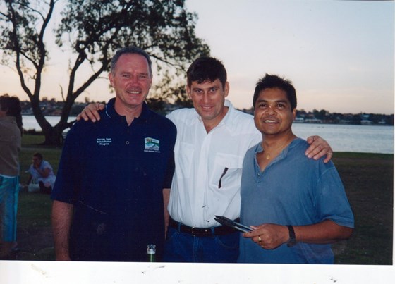 Marek, Dennis and Vijay, Perth 2003