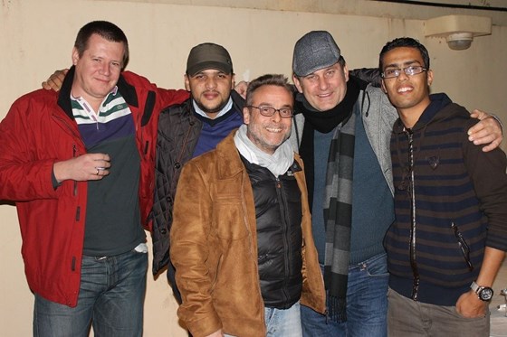 Benghazi Log and WatHab Team - Farewell party Marek Jan 2012