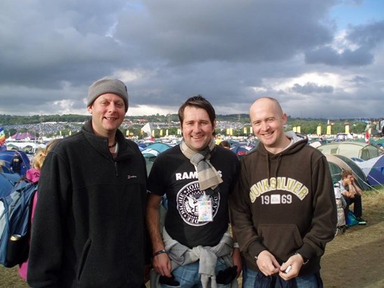 Glastonbury with Chris & Lee