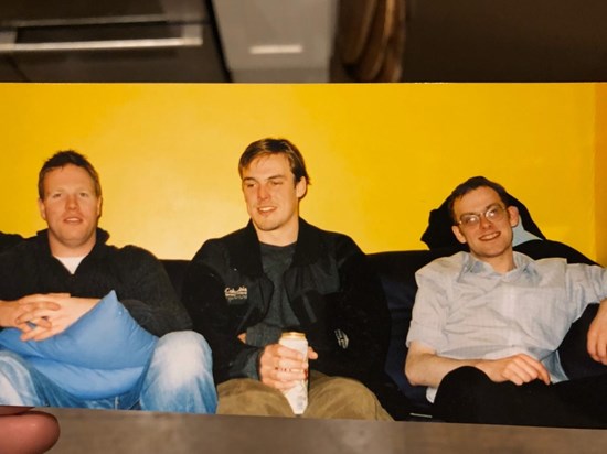 The boys, sometime in London (I think) in the early days