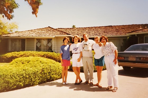 Visiting the Shreves in California 1990