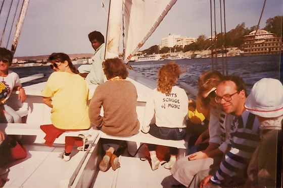 Cruising on the Nile, Egypt 1988