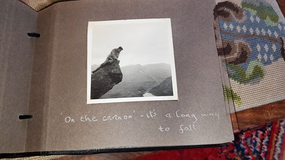 "on the cannon" - it's a long way to fall