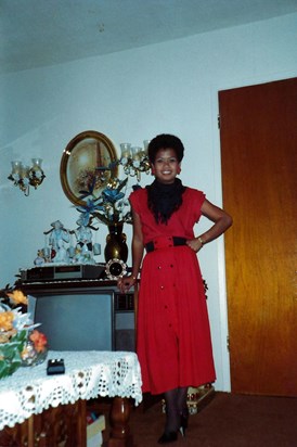 Auntie Baby at Rose's house, 1988
