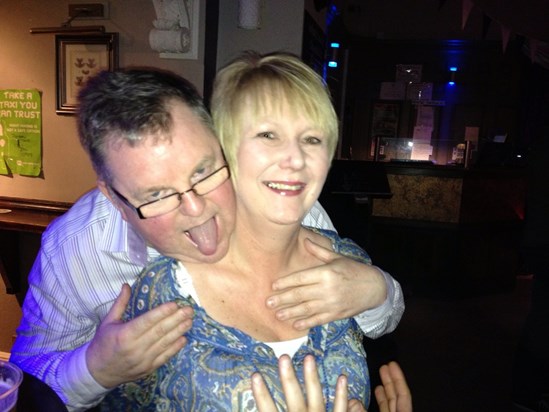 Tom & Val on wild night out in Manchester