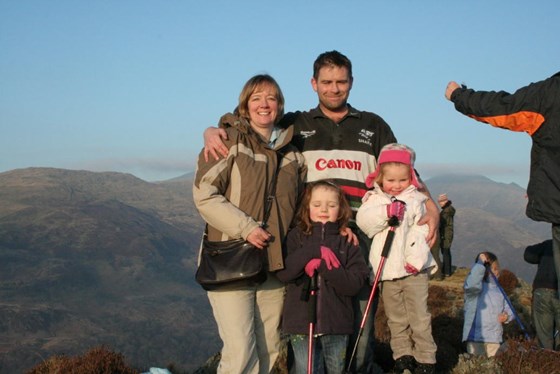 Wales 2008 - An unforgettable day climbing in Beddgelert - Lilibet made it to the top, with a little shoulder carrying