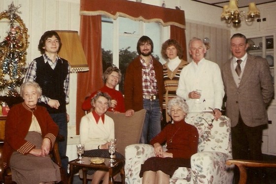 christmas at Joan and Peter Leslie 1978