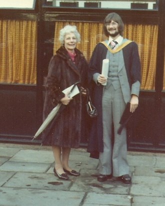 Nigel's graduation 1979