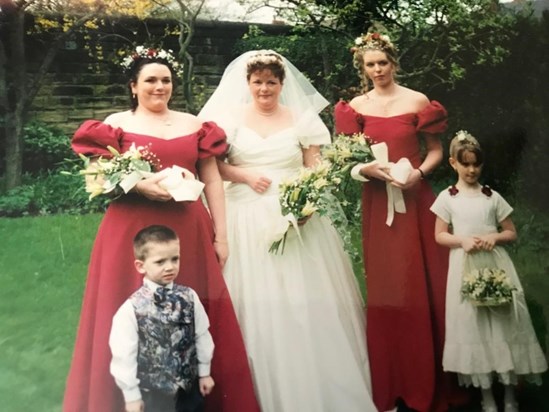 Grandad and grandma's wedding I loved being their bridesmaid xx