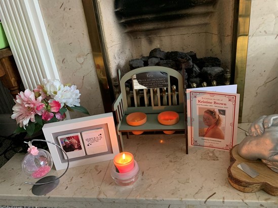 Lit a candle at 19.10 tonight to mark Krissy passing away exactly 6 months ago. 💖💕🥰