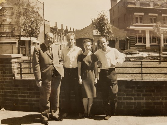 My Dad with his parents Vera and Bob (or Joe to family) and his dad's dad Bill