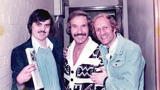 Mick and Brian with Marty Robbins