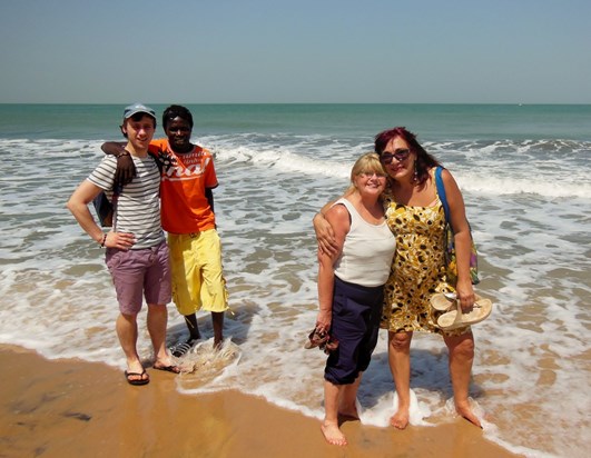 Family reunion in The Gambia with Helen as an amazing tour guide 