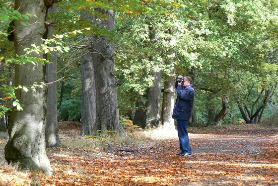 Chris in 2009 at Burnham Beeches. I love this photograph and wanted to share it.
