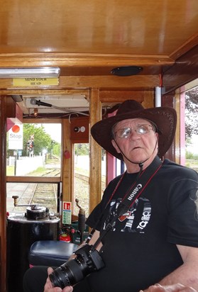 On the Seaton Tramway in Devon, May 2015