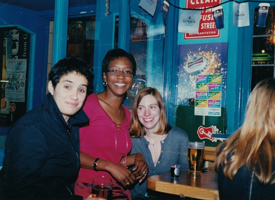 A night out in London - me, Jen and Luce. Late 90s/early noughties
