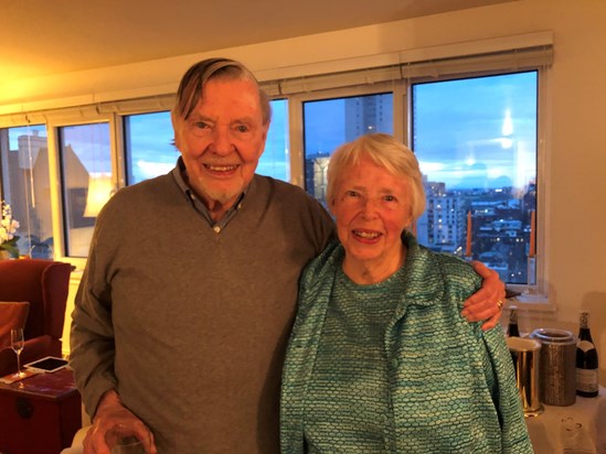 Joan and Douglas in Montreal, April 2023