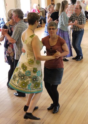 Dancing at Colyford in June 2019