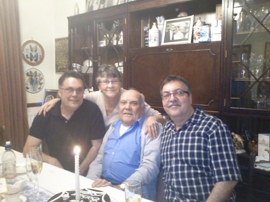Celebrating dad's 80th birthday 