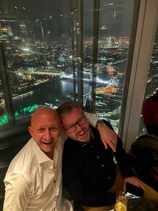 David's 50th at the Shard - a night where memories were made!