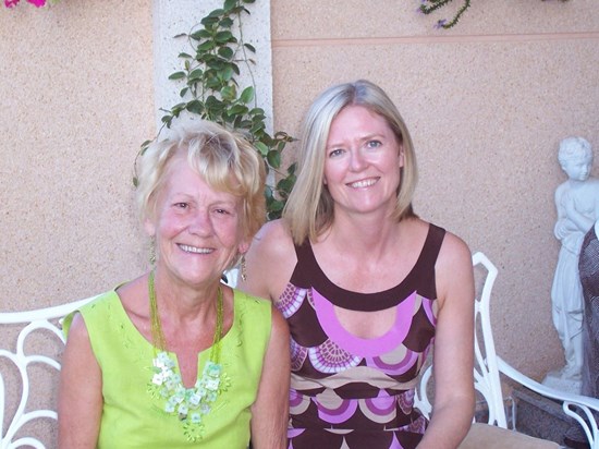 Me and She at her 70th Birthday party in Spain. Many happy memories for that era. 