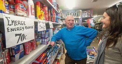 John in his bargain store