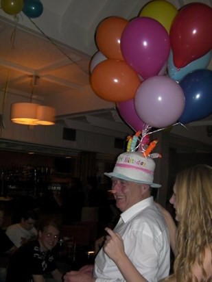 Dad at Louise's 21st