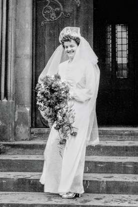 Mum Looking Beautiful on Her Wedding Day 05/03/1955