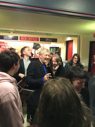 Meeting Ian Mckellen