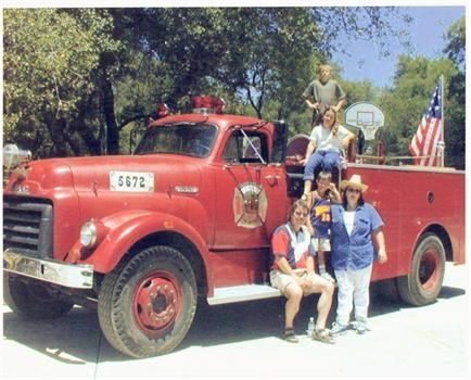 The Fire truck on the 4th in Grass Valley